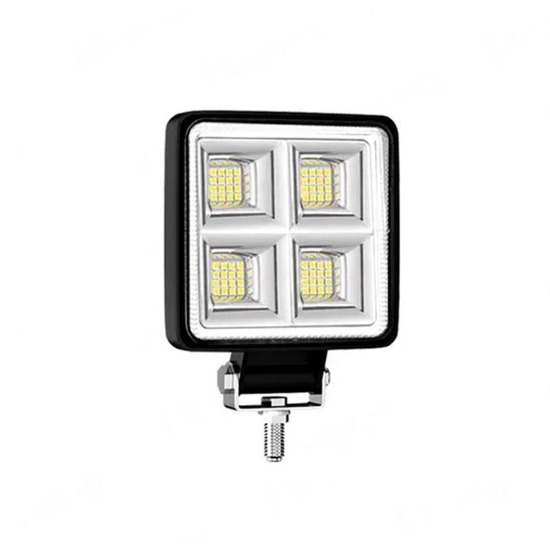 Farol milha quadrado 64 LED 192W 10/30V Temperatura de cor